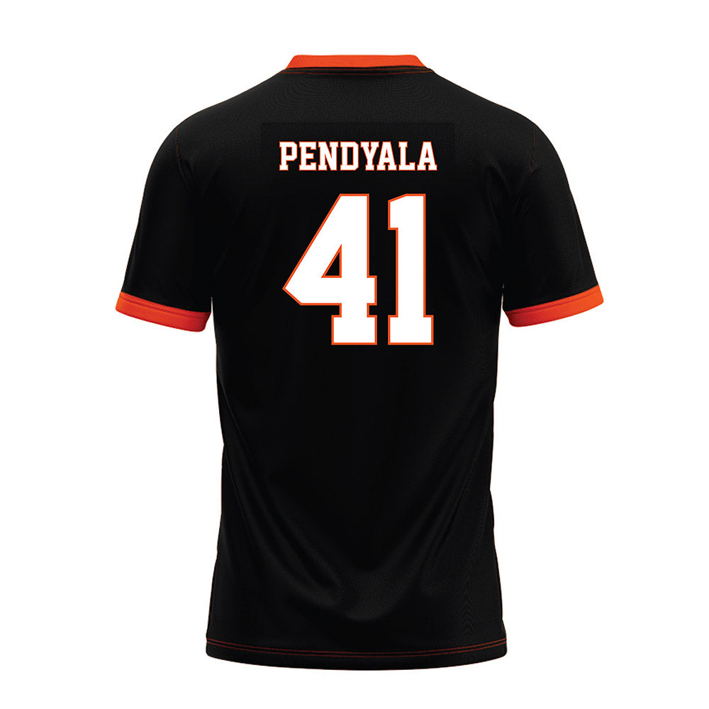 Oklahoma State - NCAA Football : Gabe Pendyala - Black Premium Football Jersey-1