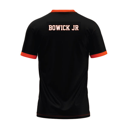 Oklahoma State - NCAA Football : Justin Bowick Jr - Black Premium Football Jersey-1