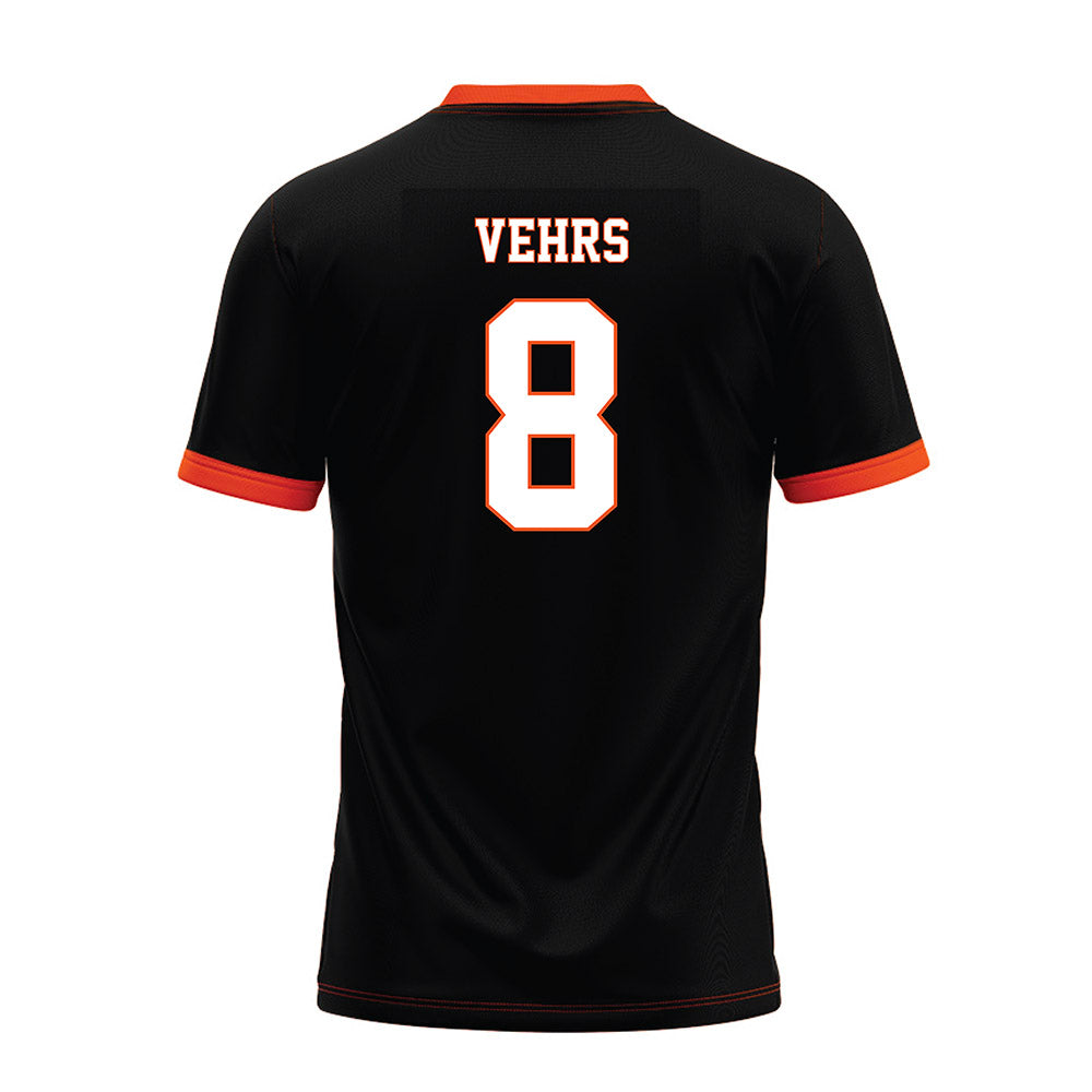 Oklahoma State - NCAA Football : Broderick Vehrs - Black Premium Football Jersey-1