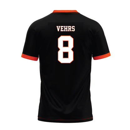 Oklahoma State - NCAA Football : Broderick Vehrs - Black Premium Football Jersey-1