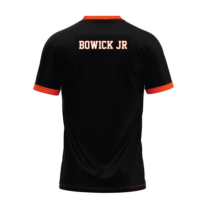 Oklahoma State - NCAA Football : Justin Bowick Jr - Black Premium Football Jersey-1