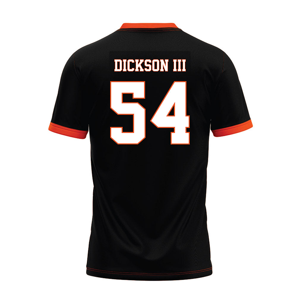 Oklahoma State - NCAA Football : Johnny Dickson III - Black Premium Football Jersey-1