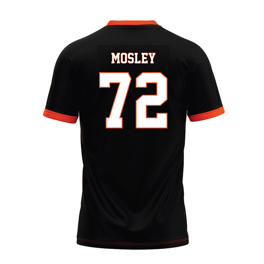Oklahoma State - NCAA Football : ORyan Mosley - Black Premium Football Jersey-1