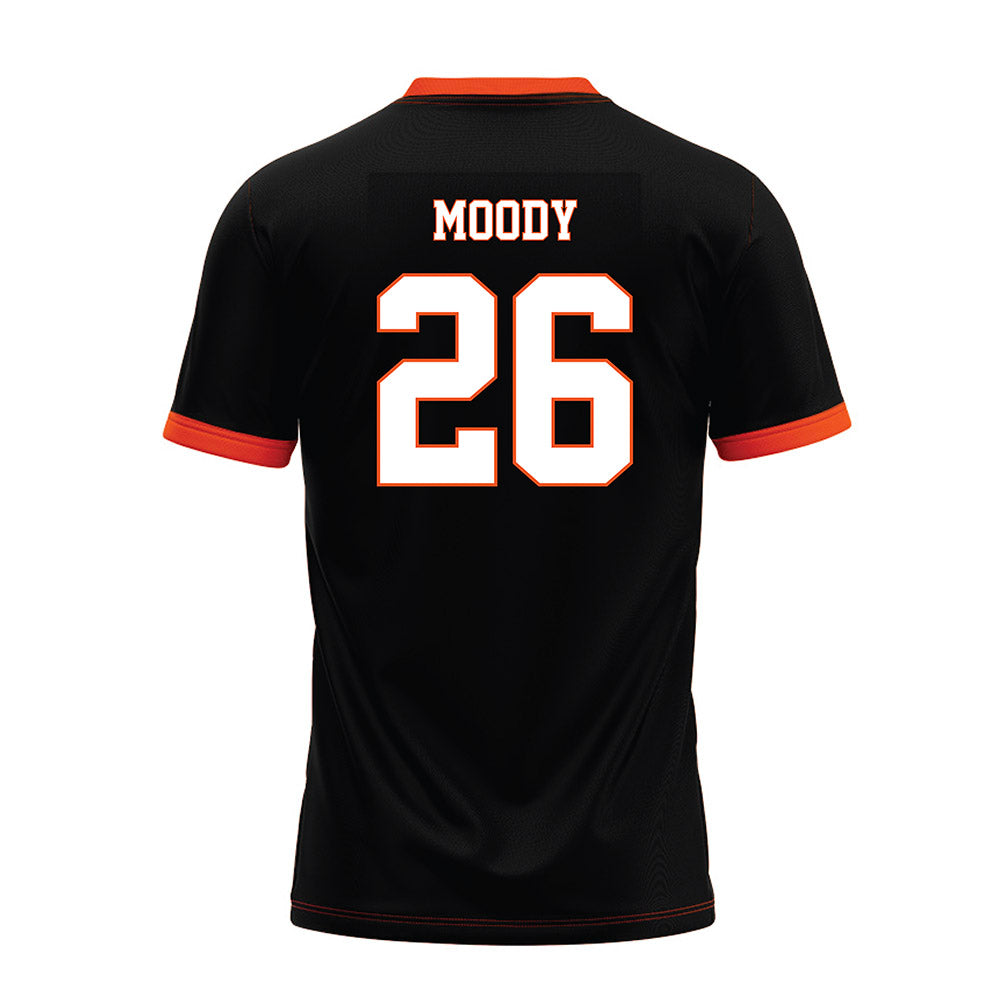 Oklahoma State - NCAA Football : Dennis Moody - Black Premium Football Jersey-1