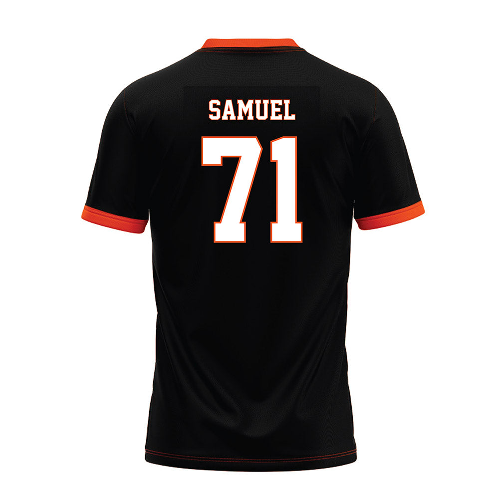 Oklahoma State - NCAA Football : Markell Samuel - Black Premium Football Jersey-1
