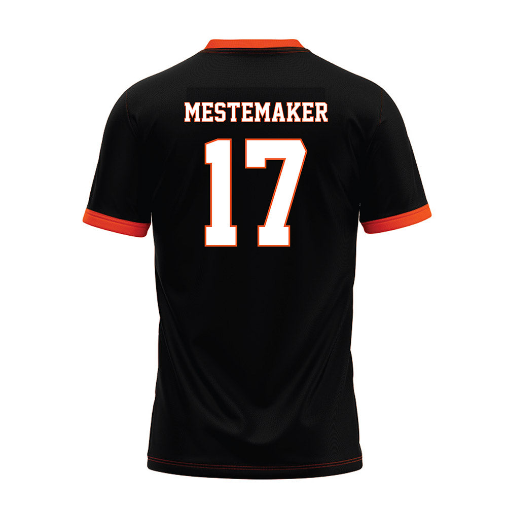 Oklahoma State - NCAA Football : Drew Mestemaker - Black Premium Football Jersey-1