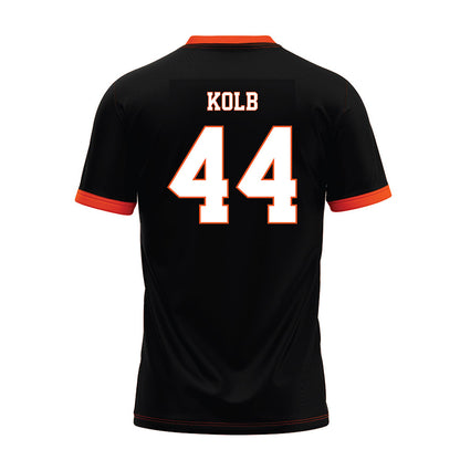 Oklahoma State - NCAA Football : Carson Kolb - Black Premium Football Jersey-1
