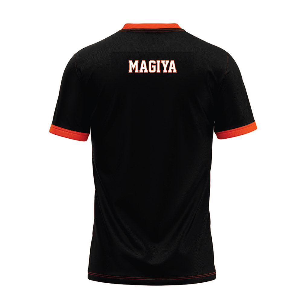 Oklahoma State - NCAA Football : Desmond Magiya - Black Premium Football Jersey-1