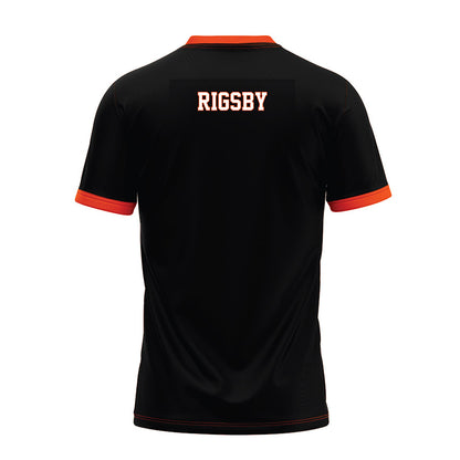 Oklahoma State - NCAA Football : Braylon Rigsby - Black Premium Football Jersey-1