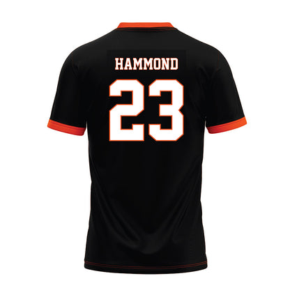 Oklahoma State - NCAA Football : Oscar Hammond - Black Premium Football Jersey-1