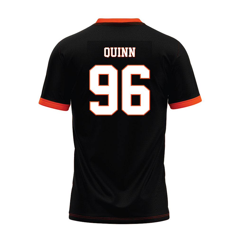 Oklahoma State - NCAA Football : Joey Quinn - Black Premium Football Jersey-1