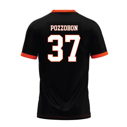 Oklahoma State - NCAA Football : Lachie Pozzobon - Black Premium Football Jersey-1