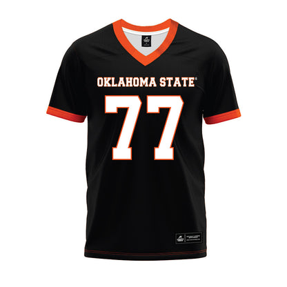 Oklahoma State - NCAA Football : Ashton Lepo - Black Premium Football Jersey-0