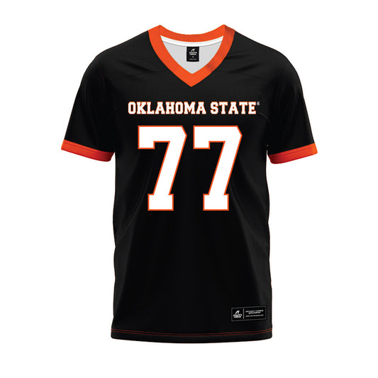 Oklahoma State - NCAA Football : Ashton Lepo - Black Premium Football Jersey-0