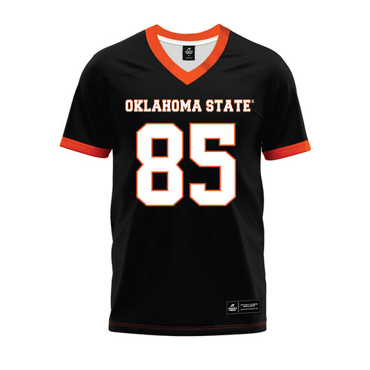 Oklahoma State - NCAA Football : Nate Ost - Black Premium Football Jersey-0