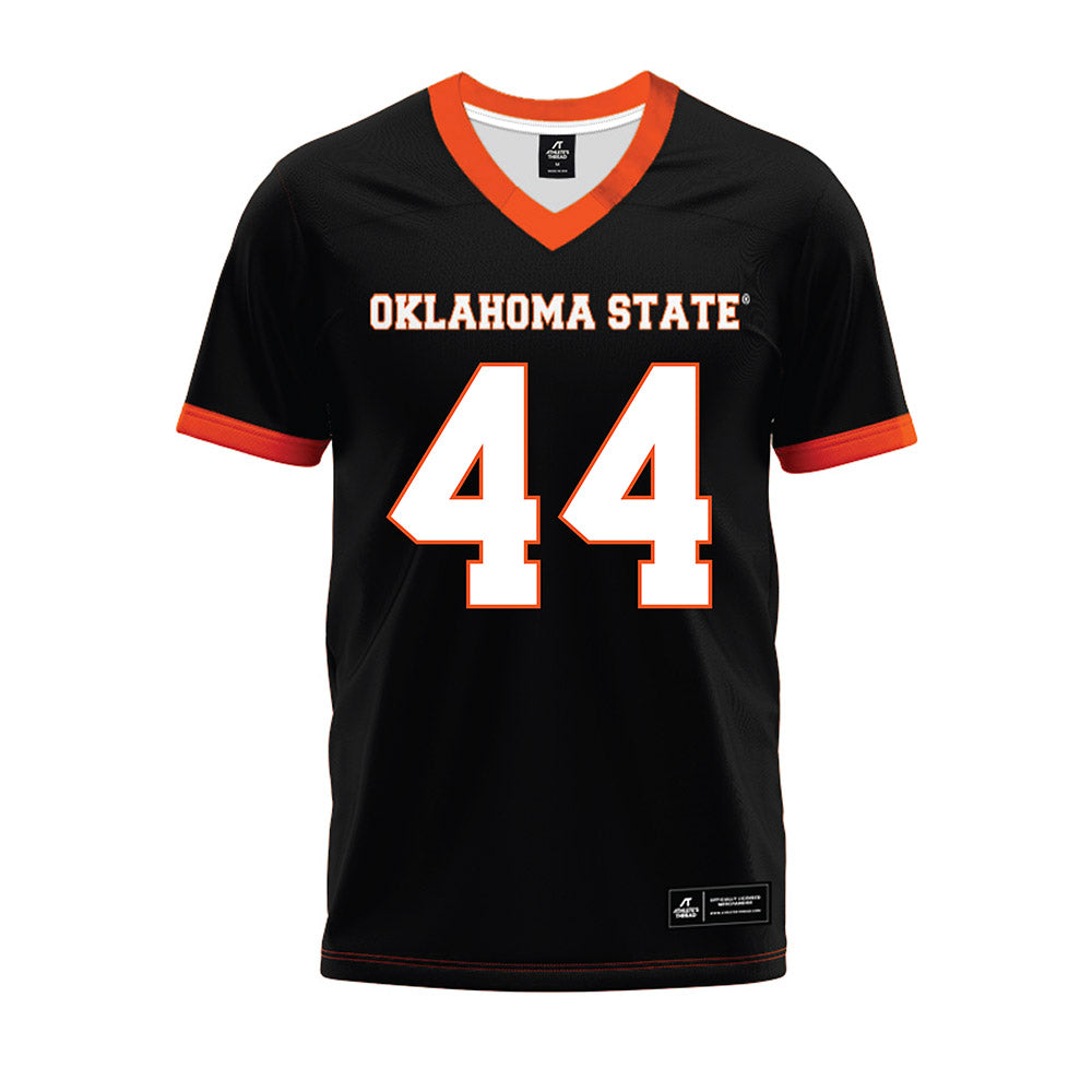 Oklahoma State - NCAA Football : Carson Kolb - Black Premium Football Jersey-0