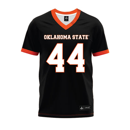 Oklahoma State - NCAA Football : Carson Kolb - Black Premium Football Jersey-0