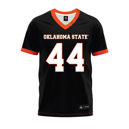 Oklahoma State - NCAA Football : Carson Kolb - Black Premium Football Jersey-0