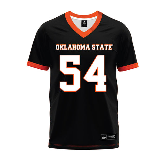 Oklahoma State - NCAA Football : Johnny Dickson III - Black Premium Football Jersey-0