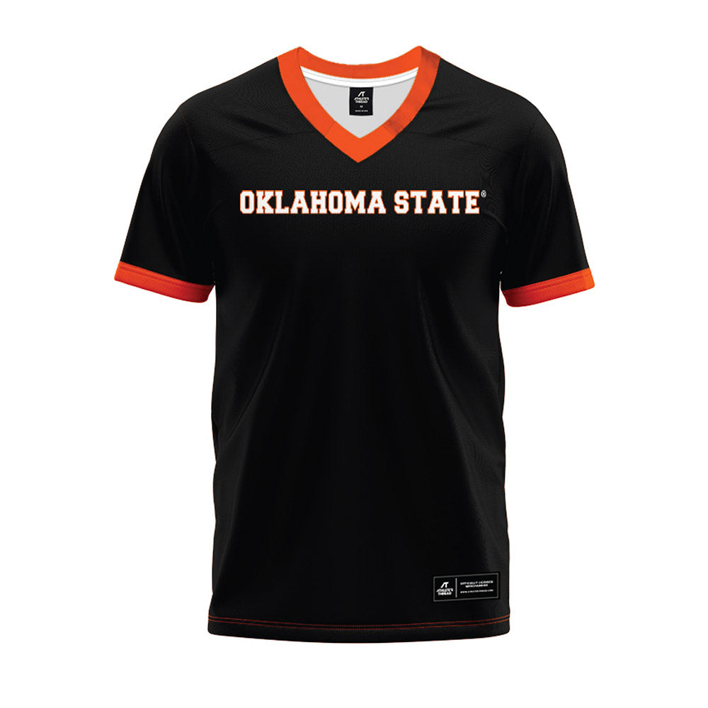 Oklahoma State - NCAA Football : Braylon Rigsby - Black Premium Football Jersey-0