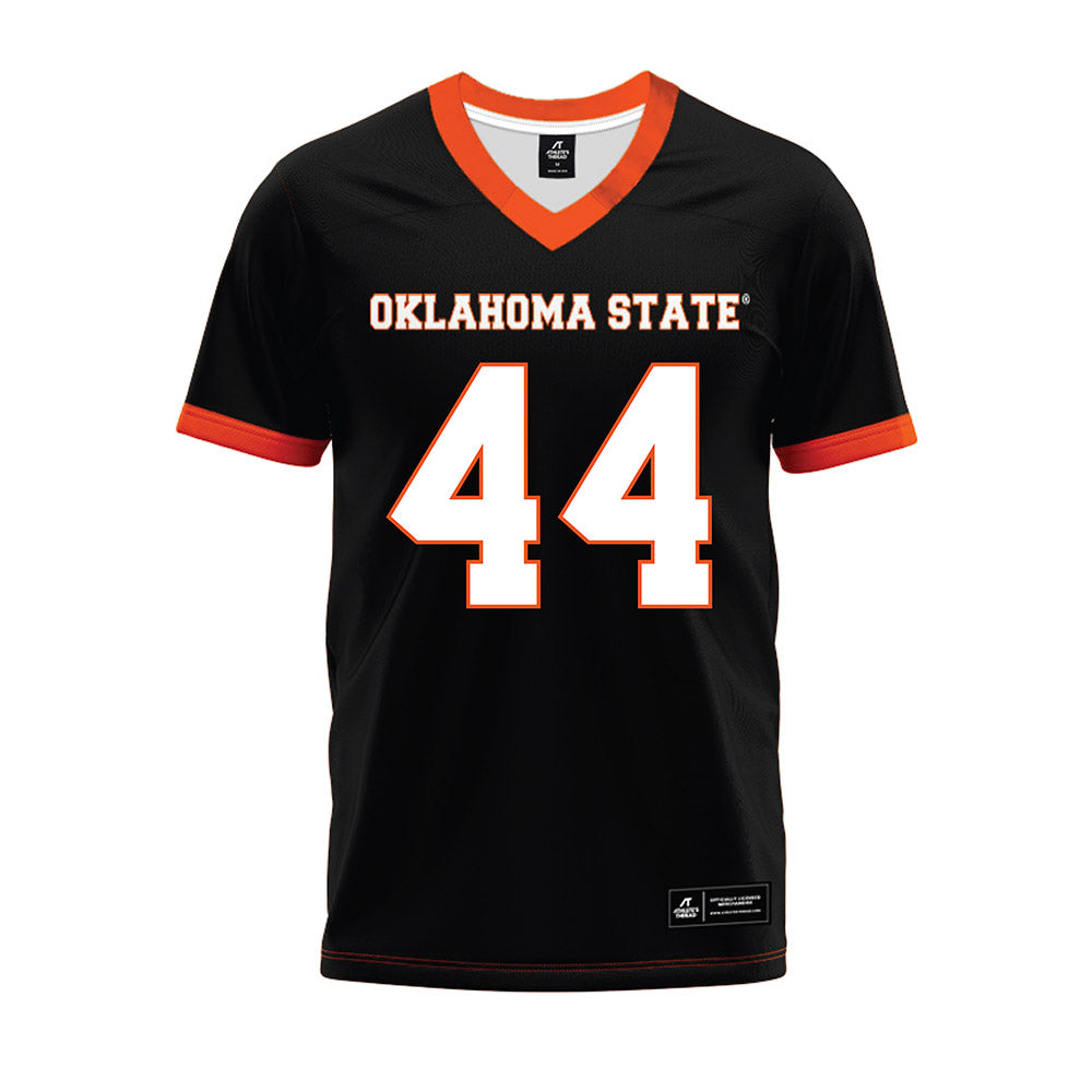 Oklahoma State - NCAA Football : Carson Kolb - Black Premium Football Jersey-0