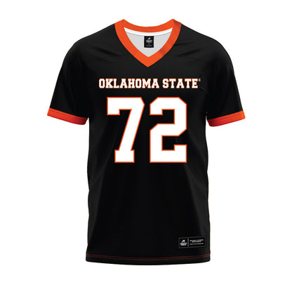Oklahoma State - NCAA Football : ORyan Mosley - Black Premium Football Jersey-0