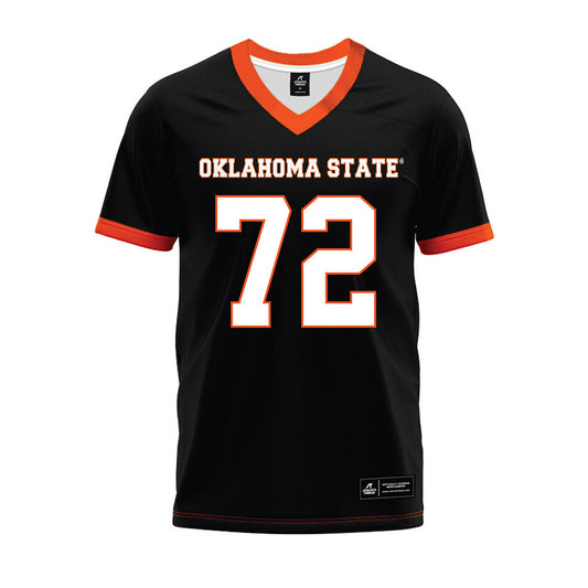 Oklahoma State - NCAA Football : ORyan Mosley - Black Premium Football Jersey-0