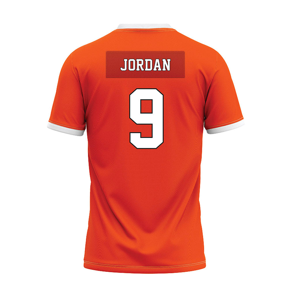 Oklahoma State - NCAA Football : Grant Jordan - Orange Premium Football Jersey-1