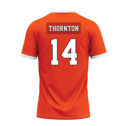 Oklahoma State - NCAA Football : Jabarie Thornton - Orange Premium Football Jersey-1