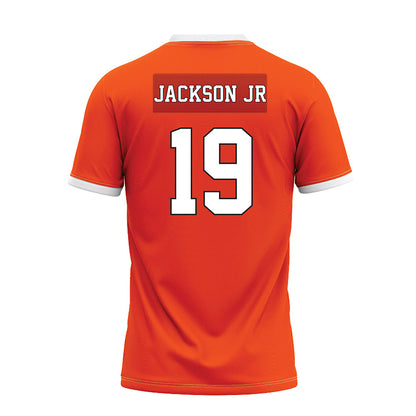 Oklahoma State - NCAA Football : DJ Jackson Jr - Orange Premium Football Jersey-1