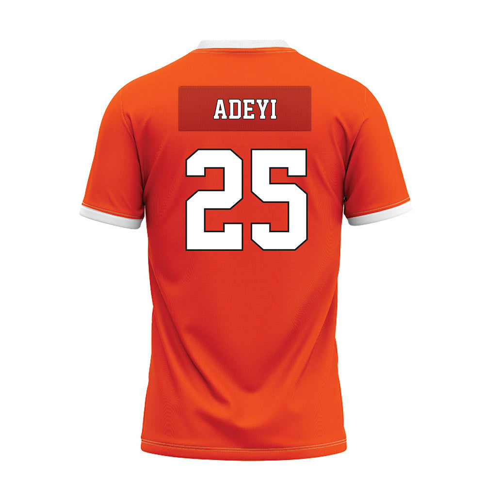 Oklahoma State - NCAA Football : Ayo Adeyi - Orange Premium Football Jersey-1