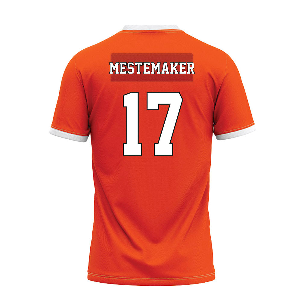 Oklahoma State - NCAA Football : Drew Mestemaker - Orange Premium Football Jersey-1