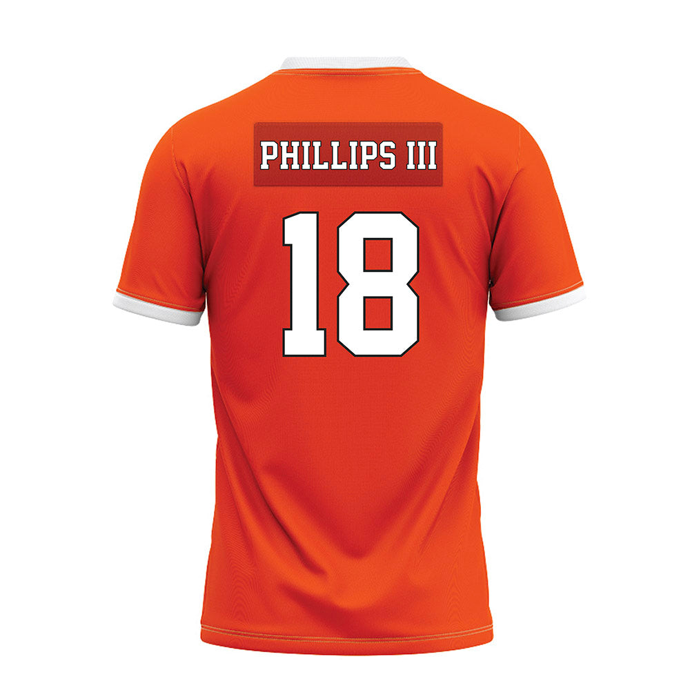 Oklahoma State - NCAA Football : Mose Phillips III - Orange Premium Football Jersey-1