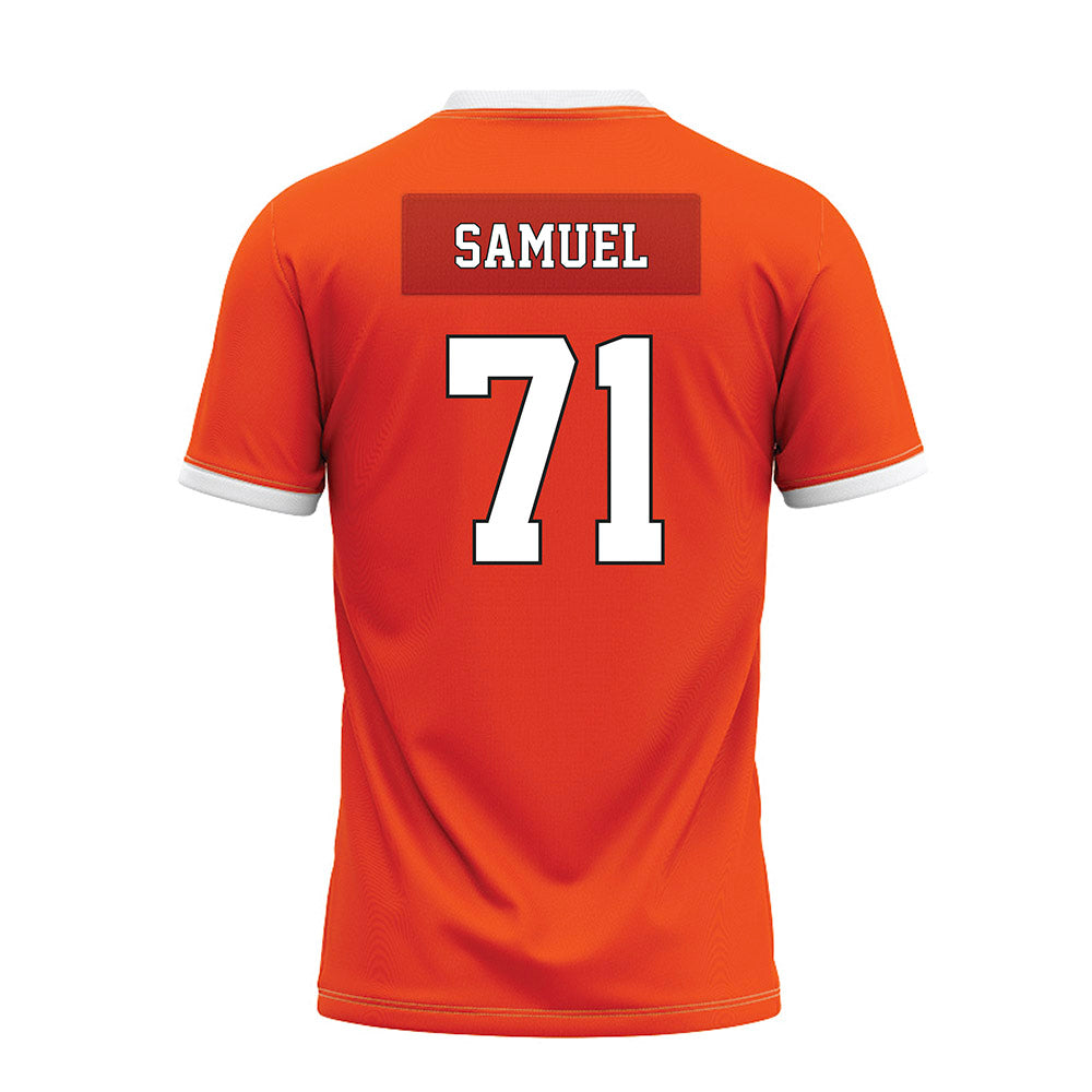 Oklahoma State - NCAA Football : Markell Samuel - Orange Premium Football Jersey-1