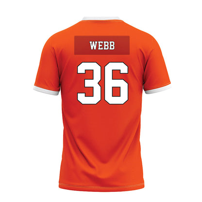 Oklahoma State - NCAA Football : Ayden Webb - Orange Premium Football Jersey-1