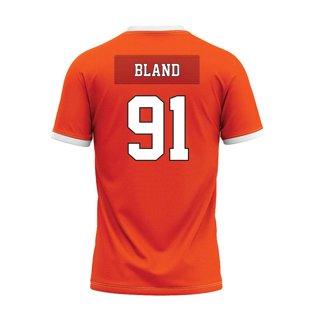 Oklahoma State - NCAA Football : Landon Bland - Orange Premium Football Jersey-1