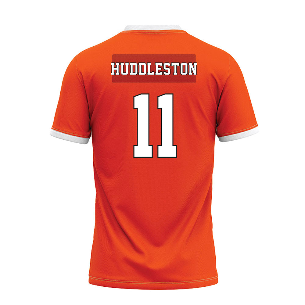 Oklahoma State - NCAA Football : Keviyan Huddleston - Orange Premium Football Jersey-1