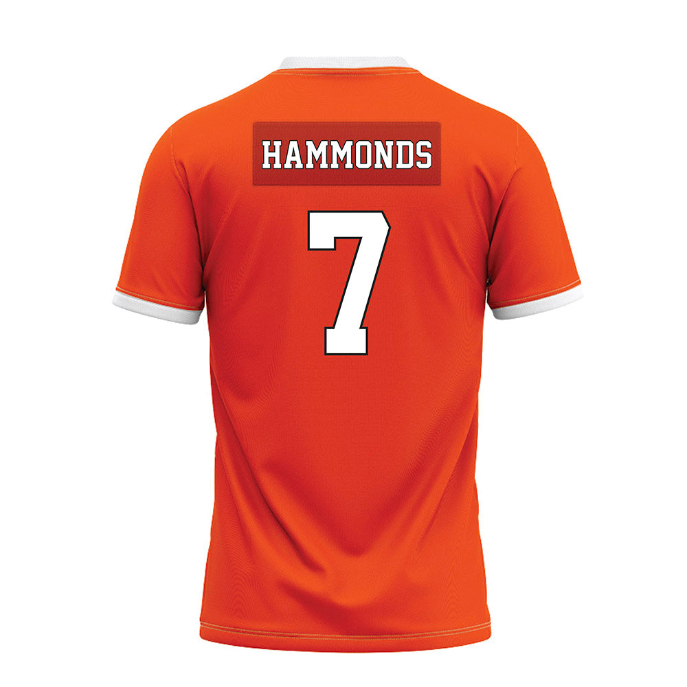Oklahoma State - NCAA Football : Quinton Hammonds - Orange Premium Football Jersey-1