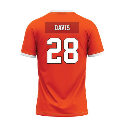 Oklahoma State - NCAA Football : Marrel Davis - Orange Premium Football Jersey-1