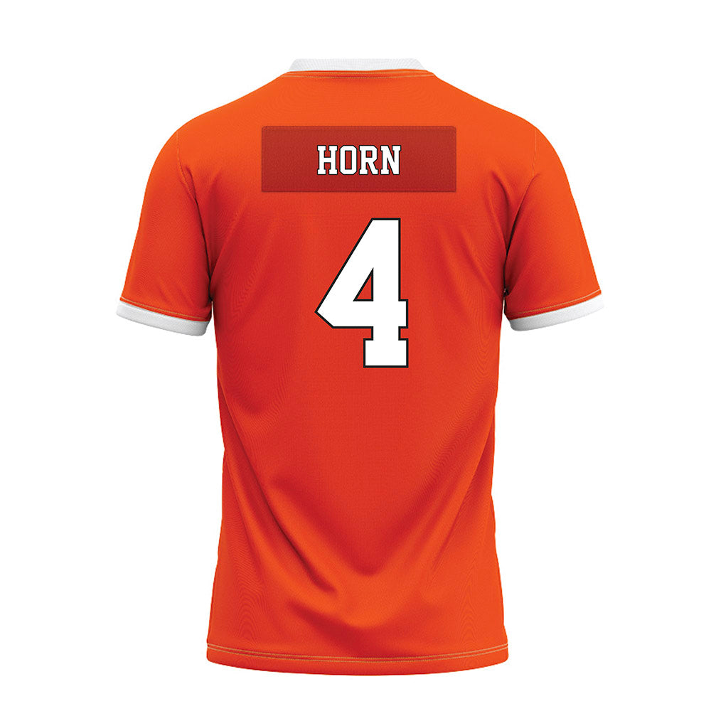 Oklahoma State - NCAA Football : Maurion Horn - Orange Premium Football Jersey-1