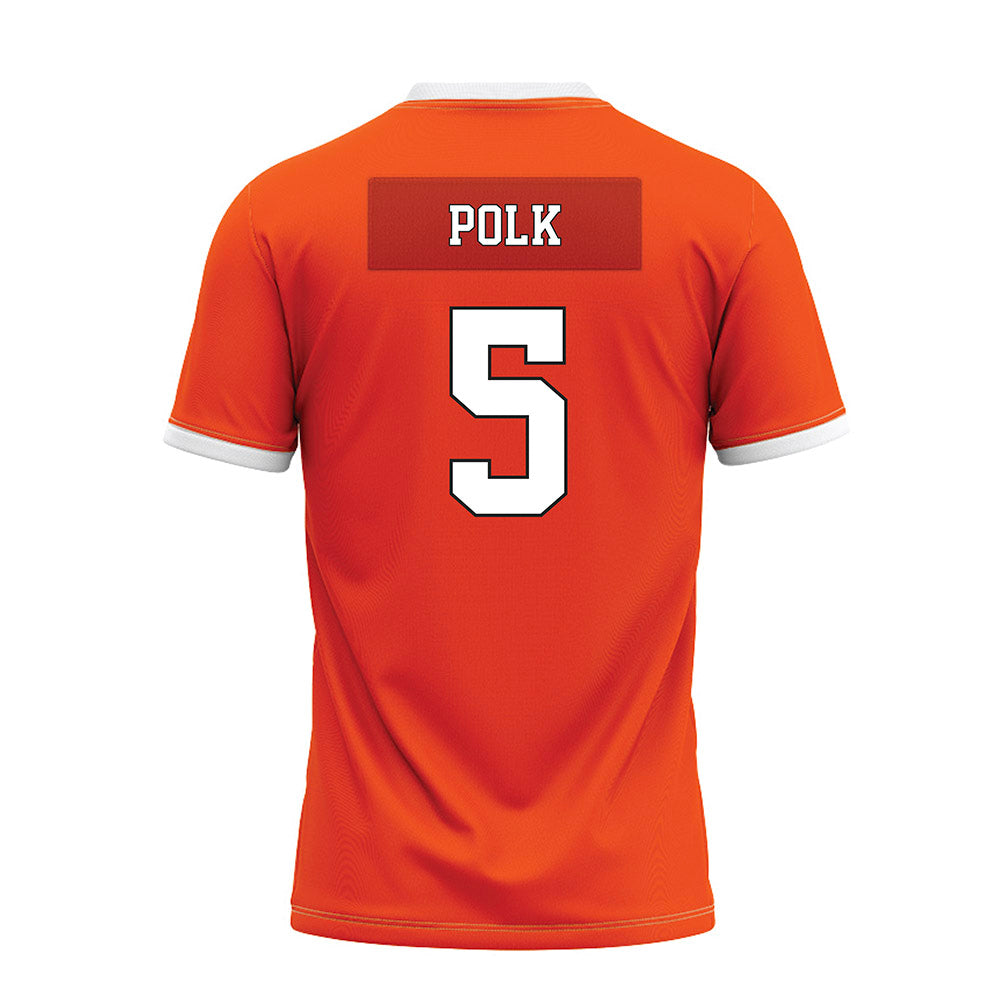 Oklahoma State - NCAA Football : Israel Polk - Orange Premium Football Jersey-1