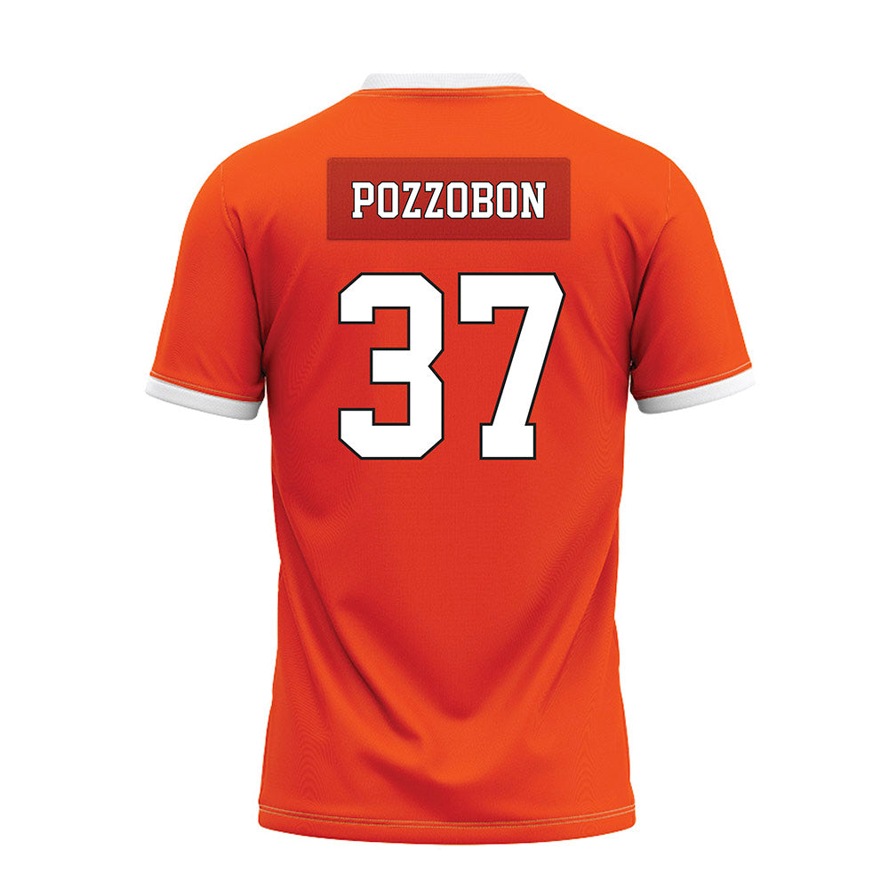 Oklahoma State - NCAA Football : Lachie Pozzobon - Orange Premium Football Jersey-1