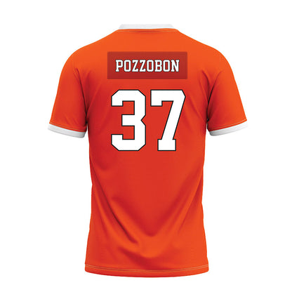 Oklahoma State - NCAA Football : Lachie Pozzobon - Orange Premium Football Jersey-1