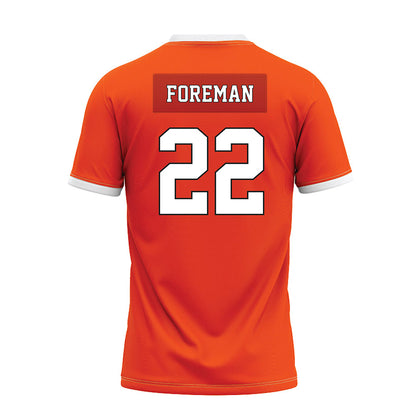 Oklahoma State - NCAA Football : Kobi Foreman - Orange Premium Football Jersey-1