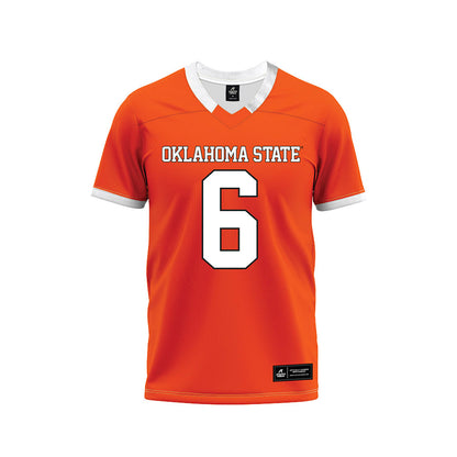 Oklahoma State - NCAA Football : Tre Page III - Orange Premium Football Jersey-0