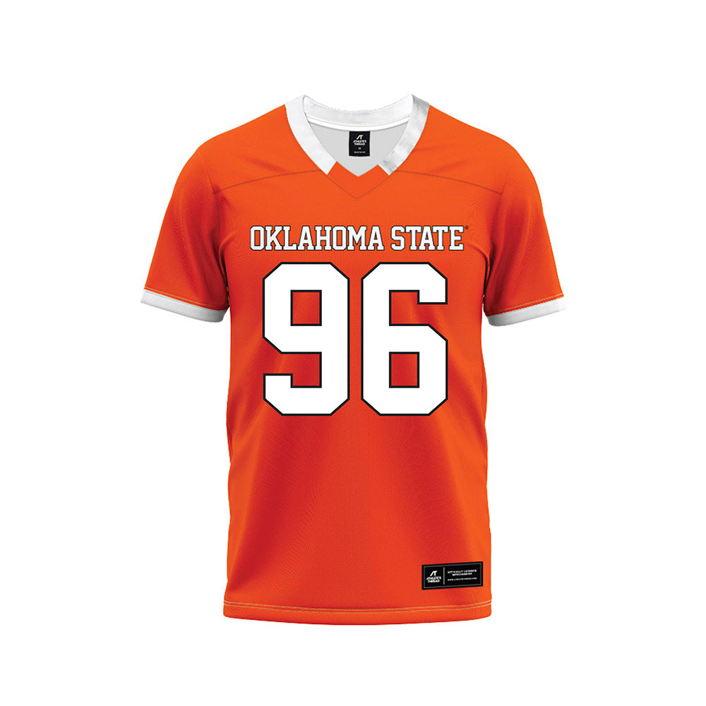 Oklahoma State - NCAA Football : Joey Quinn - Orange Premium Football Jersey-0