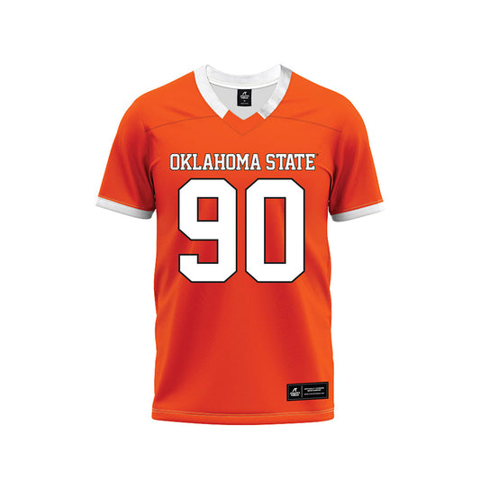 Oklahoma State - NCAA Football : Savion Barthelemy - Orange Premium Football Jersey-0