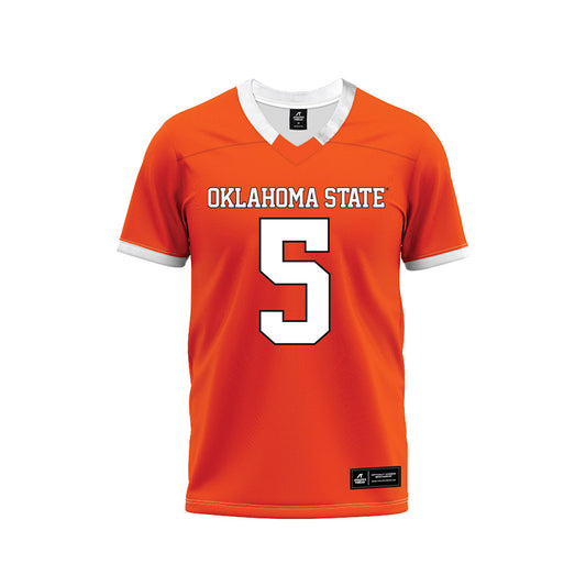 Oklahoma State - NCAA Football : Bryan McCoy - Orange Premium Football Jersey-0