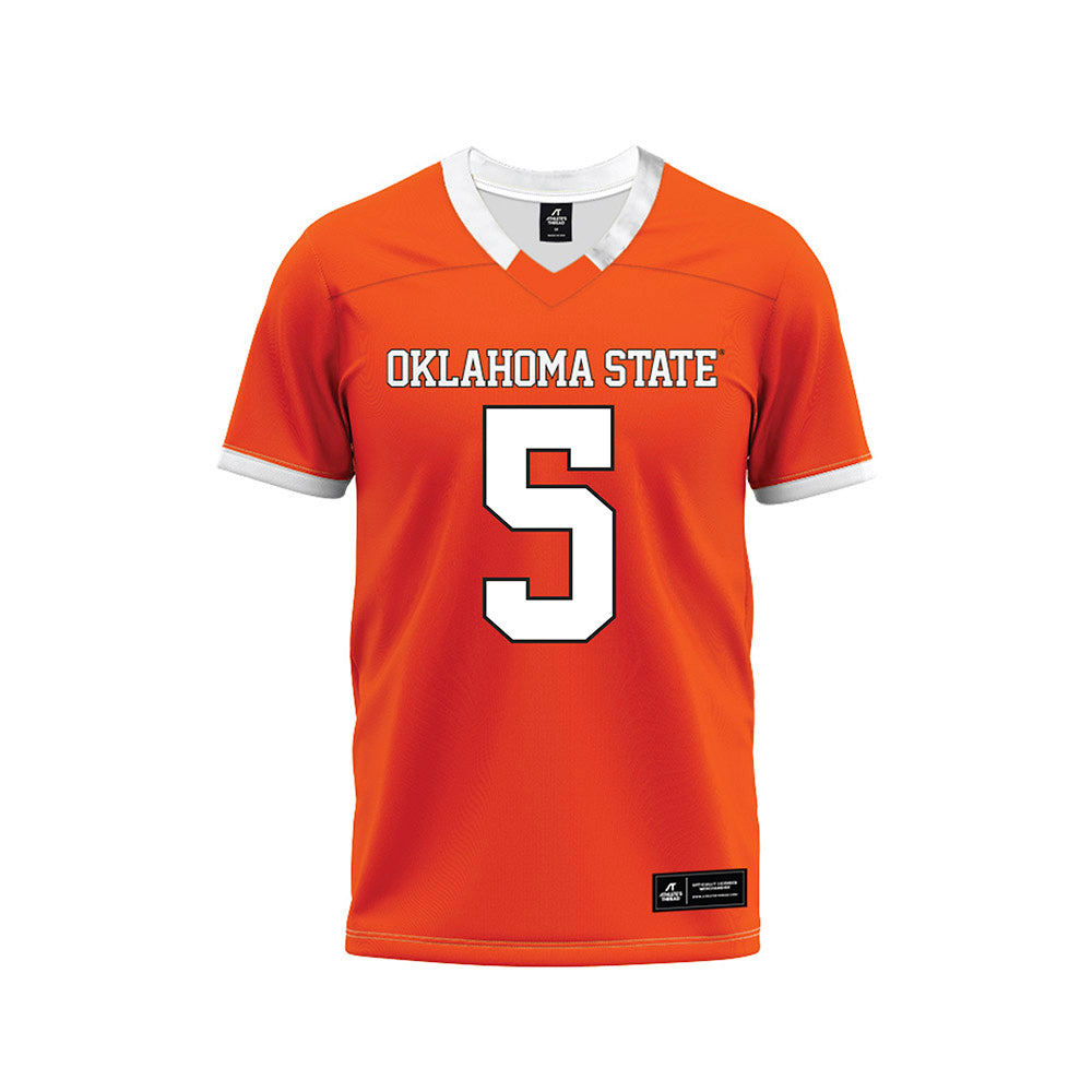 Oklahoma State - NCAA Football : Israel Polk - Orange Premium Football Jersey-0