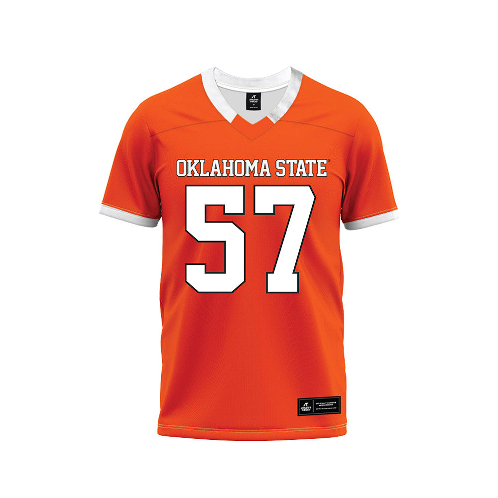Oklahoma State - NCAA Football : Simona Fuailetolo - Orange Premium Football Jersey-0